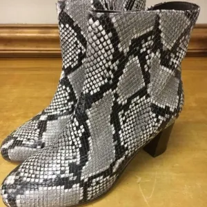 ! J.Crew $268 Heeled Ankle Boots Snakeskin F4879