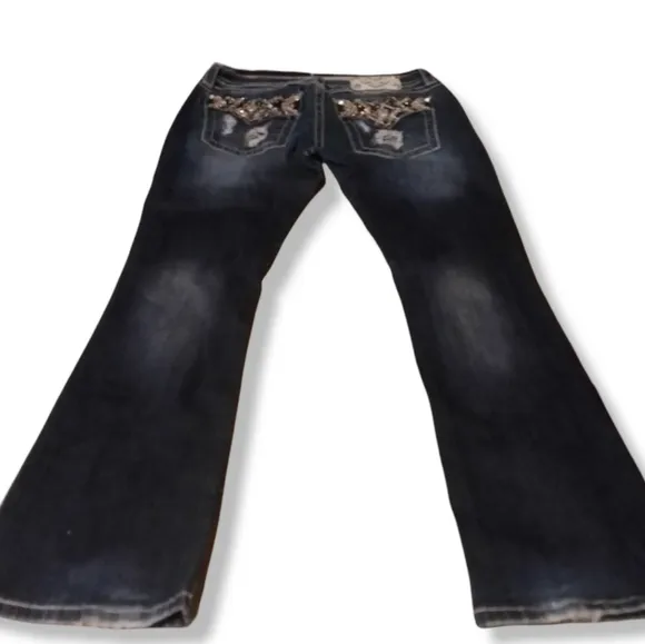 * MISS ME: TRAIL BLAZER SKINNY JEAN'S WOMEN'S 30 DRAK WASH COLOR