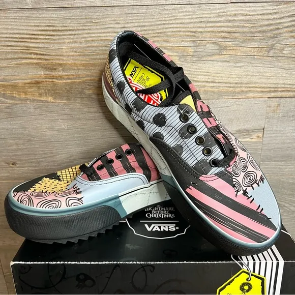 🆕 NWT Vans x🎄🎃 Nightmare Before Xmas Sally Stacked Platform, W9.5