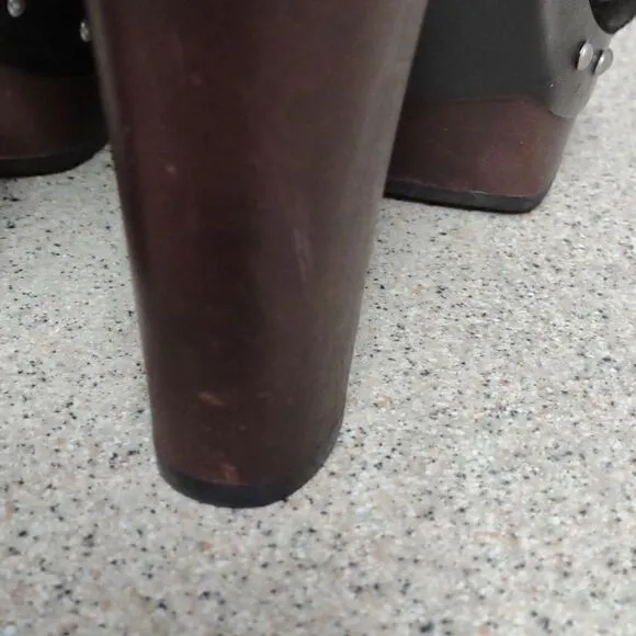 👍 Rare Vintage Y2K UGG Booties Heels Size 9 Dancer 4.5&quot; A8