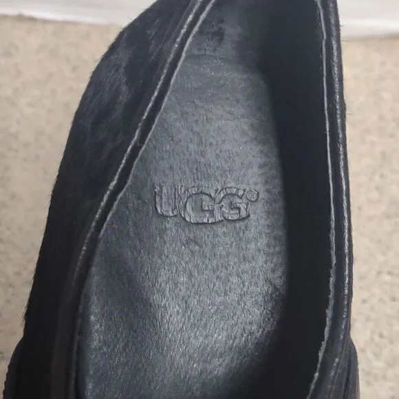 👍 Rare Vintage Y2K UGG Booties Heels Size 9 Dancer 4.5&quot; A8