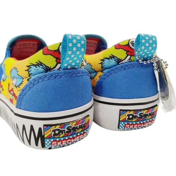 🆕️ SKECHERS Dr Seuss “Thing Ran Up” Kids Shoes Sneaker