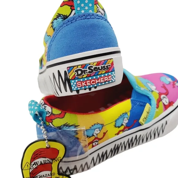 🆕️ SKECHERS Dr Seuss “Thing Ran Up” Kids Shoes Sneaker