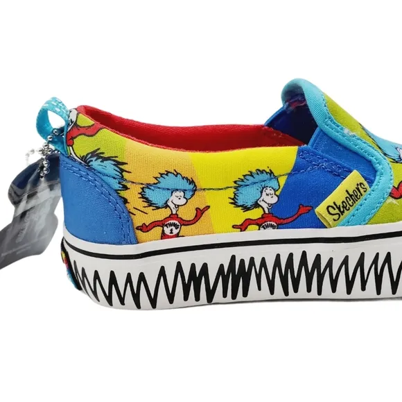 🆕️ SKECHERS Dr Seuss “Thing Ran Up” Kids Shoes Sneaker