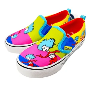 🆕️ SKECHERS Dr Seuss “Thing Ran Up” Kids Shoes Sneaker