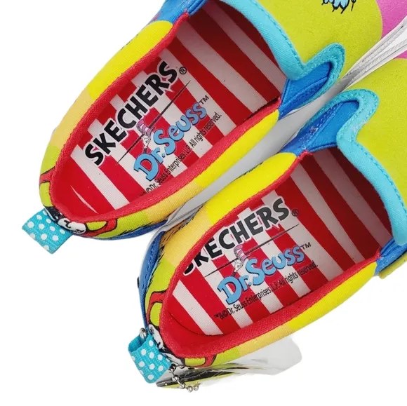 🆕️ SKECHERS Dr Seuss “Thing Ran Up” Kids Shoes Sneaker