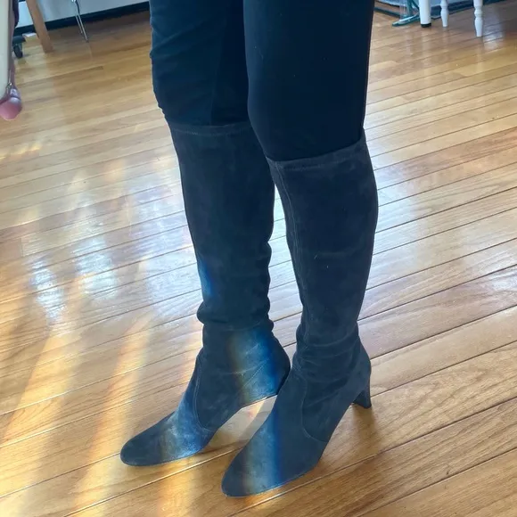 👢 Stuart Weitzman Knee Hi Suede Boots