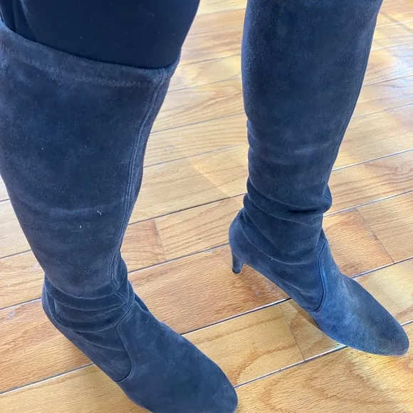 👢 Stuart Weitzman Knee Hi Suede Boots