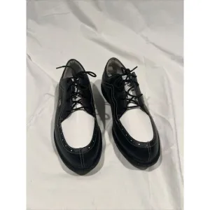 1998 NIKE ZOOM GOLF SHOES BLACK LEATHER WOMEN SIZE 7.5 RARE VINTAGE OXFORD