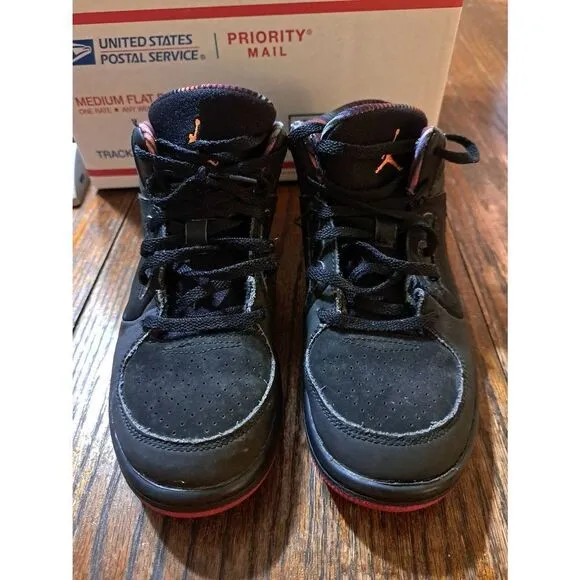 3 Youth Nike 747092-001 Jordan I Flight 3 Premium GG Hi Top Sneakers Pink Soles