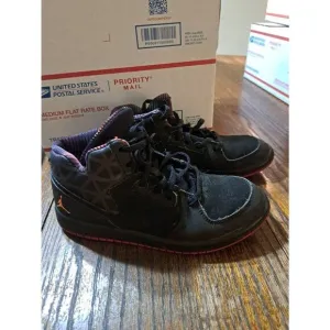 3 Youth Nike 747092-001 Jordan I Flight 3 Premium GG Hi Top Sneakers Pink Soles