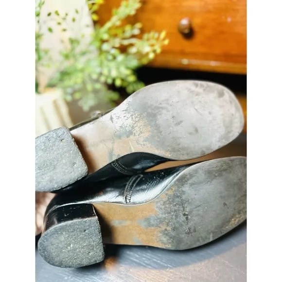 40/50s vintage Town &amp; Country Black and White Saddle Shoes Us Women's 8.5/9