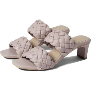 42 Gold Sandals Connie Lilac Woven Leather Heels