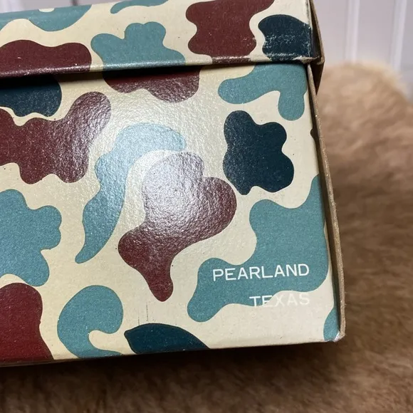 80s Camo Velcro Shoes 3.5 Vintage Pearland Texas