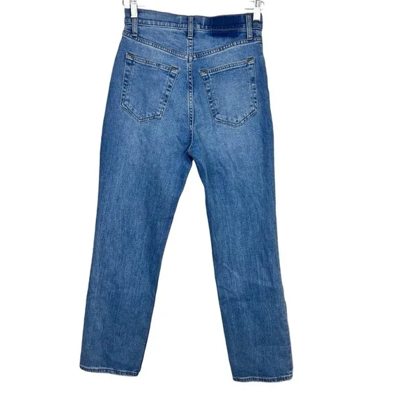 Abercrombie &amp; Finch Ultra High Rise Ankle Straight Jean 26/2