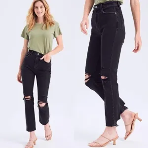 Abercrombie &amp; Fitch The Ankle Straight Ultra High Rise Women’s Size 28 (6)