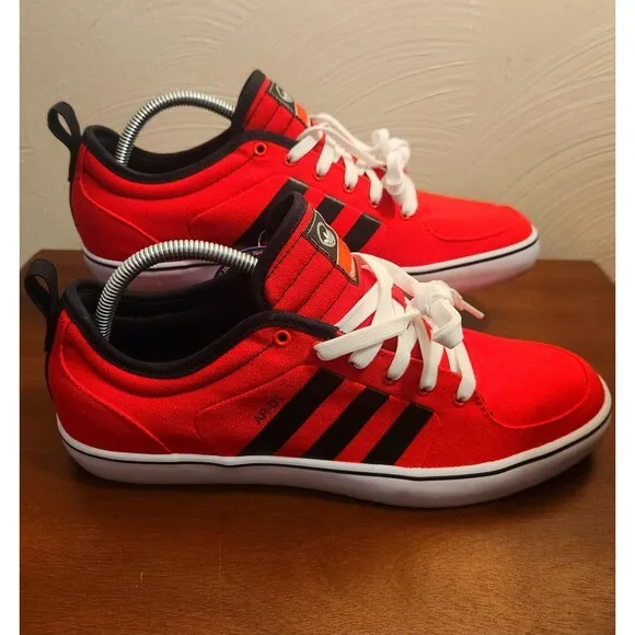 Adidas 2013 Ard1 Low Sneakers Shoes Red Black Stripes Ortholte Insoles New Rare