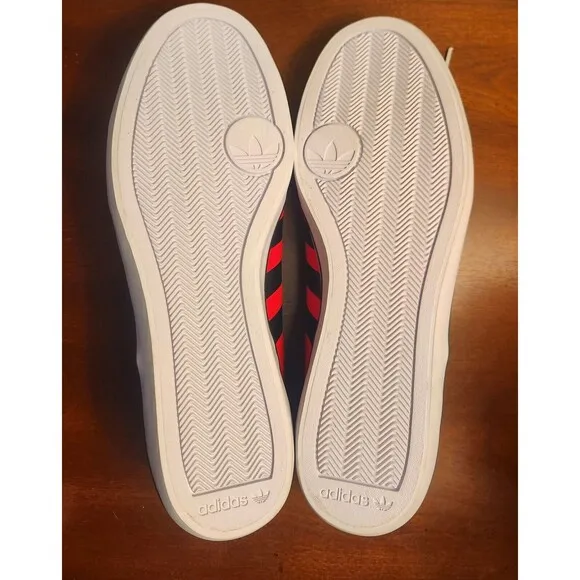 Adidas 2013 Ard1 Low Sneakers Shoes Red Black Stripes Ortholte Insoles New Rare