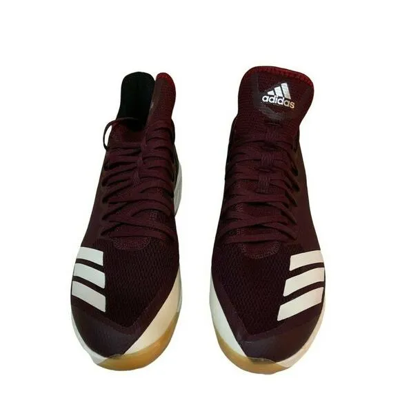 Adidas Boost Icon 4 Baseball Metal Cleats Men's Size 12 Mid Top Athletic Shoes