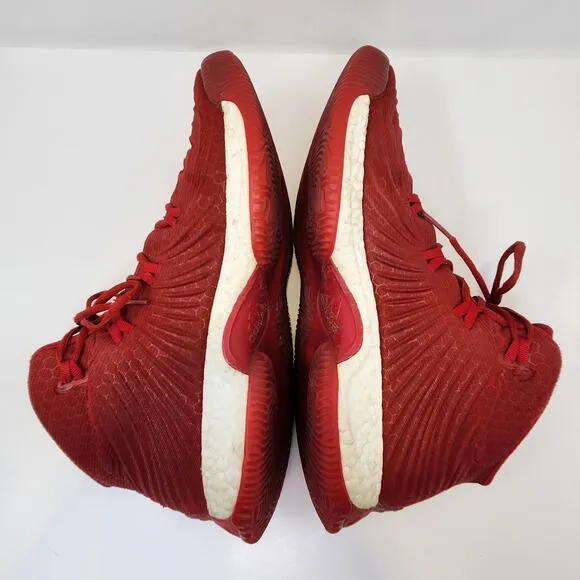 Adidas Crazy Explosive PK Solar Red Basketball Shoes Men Size 11.5 High Top 2017