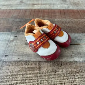 Adidas Fisher Price Vintage Baby Boys Red Orange Crib Shoes
