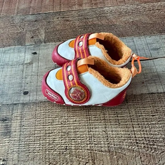 Adidas Fisher Price Vintage Baby Boys Red Orange Crib Shoes