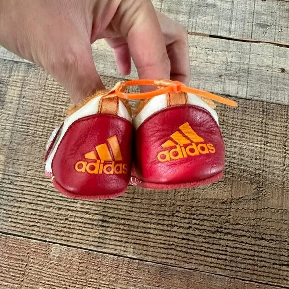 Adidas Fisher Price Vintage Baby Boys Red Orange Crib Shoes