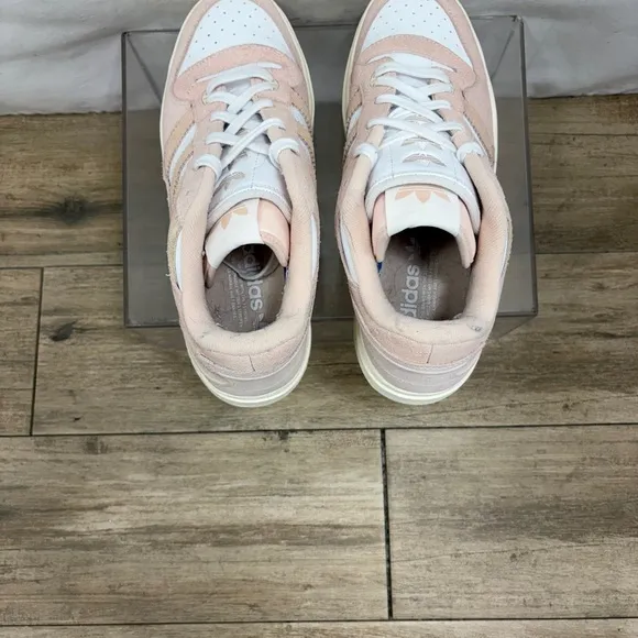 Adidas Forum XLG Low Platform Womens Size 9 Shoes Pink White Cream IE7351