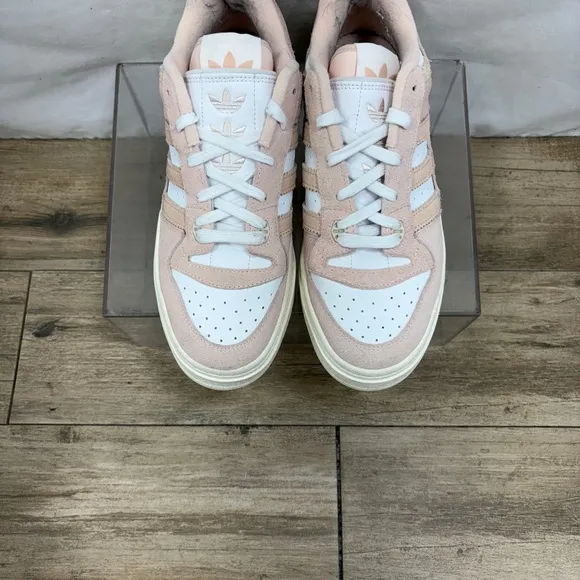 Adidas Forum XLG Low Platform Womens Size 9 Shoes Pink White Cream IE7351