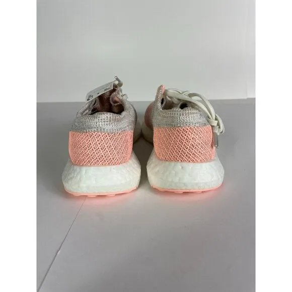 Adidas Girls PureBoost GO Size 6.5 Big Kids Pink Running Shoes Walking Sneakers