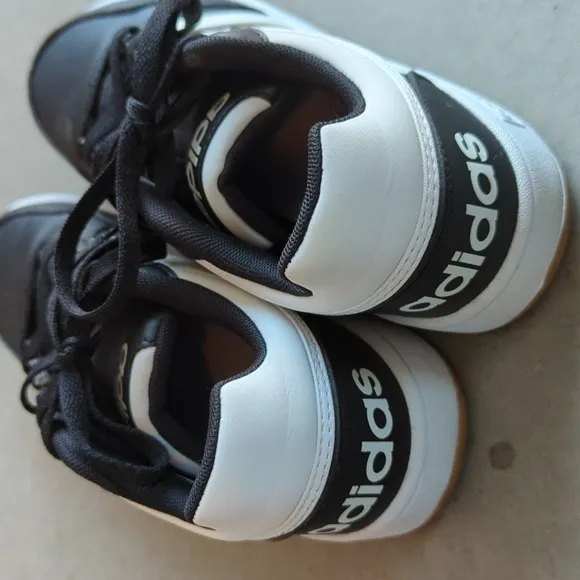 Adidas‎ Hoops 3.0 Low Black &amp; White Classic Shoes Men's Size 6