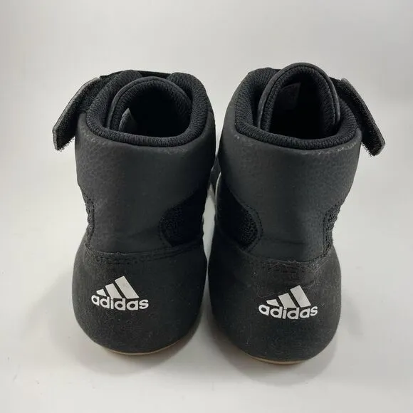 Adidas HVC Wrestling Lutte Boxing Shoes Men's Size 11 Mid Top Lace Up Black
