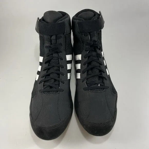 Adidas HVC Wrestling Lutte Boxing Shoes Men's Size 11 Mid Top Lace Up Black