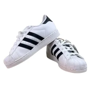 adidas Kids &quot;Graphic Pop&quot; Superstar C White/Black/Gold Size 2 HP3259
