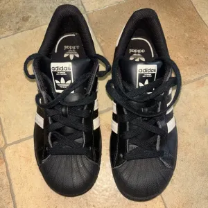 Adidas Kids Black and White Sneakers- Original Classics