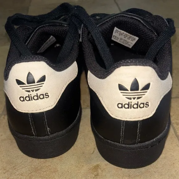 Adidas Kids Black and White Sneakers- Original Classics