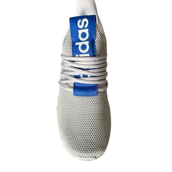 Adidas Lite Racer Adapt 7.0 White Royal Blue Shoes Men 7.5 Laceless