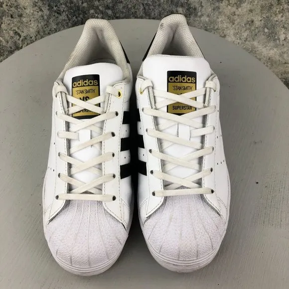 Adidas Men's 5.5 2020 Superstar Stan Smith VS Superstar White Sneakers FX7887