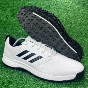 Adidas Men’s Size 11 Golf Shoes CP Traxion SL Sneakers Spikeless White/Black