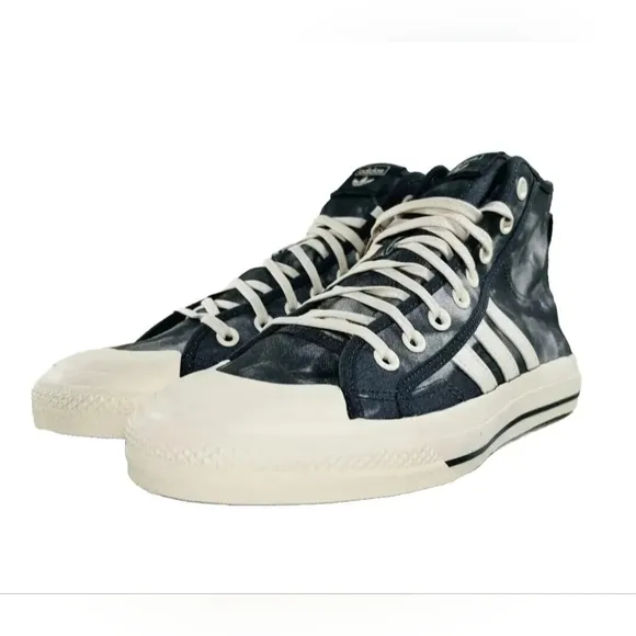 adidas Nizza Hi RF Originals Men's Shoes Grey Four/Wonder White NEW