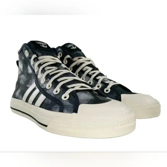 adidas Nizza Hi RF Originals Men's Shoes Grey Four/Wonder White NEW