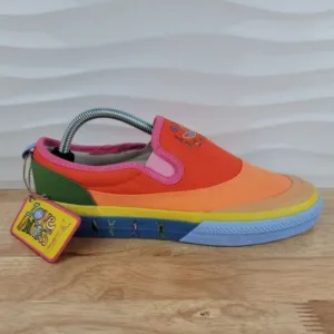 Adidas Nizza Slip On Pride Love Unites Rainbow Shoes Mens 9 Womens‎ 10 - GW2421