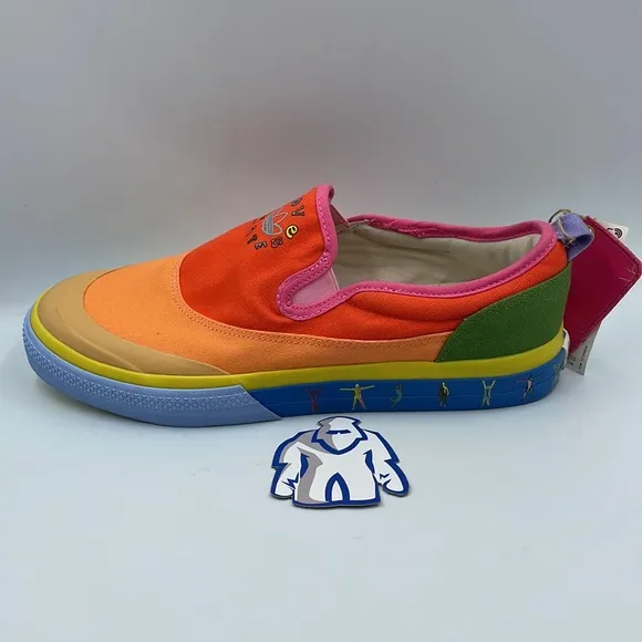 Adidas Nizza Slip-On Pride Men’s Sz 10
