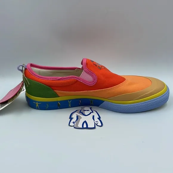 Adidas Nizza Slip-On Pride Men’s Sz 10
