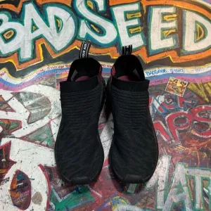 Adidas NMD City Sock 2 Primeknit Black/Pink Boost Sole Slip-On Shoes - Men’s 10