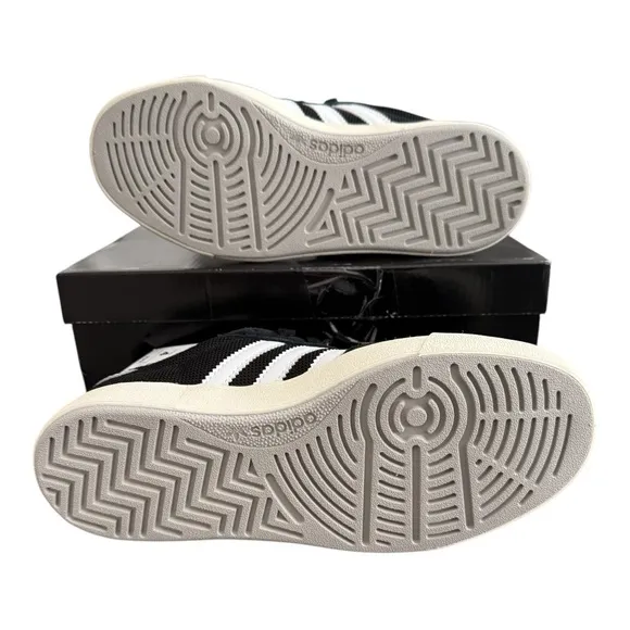 Adidas Nora GV6777 Black and White Skateboarding Sneakers Men Size 4