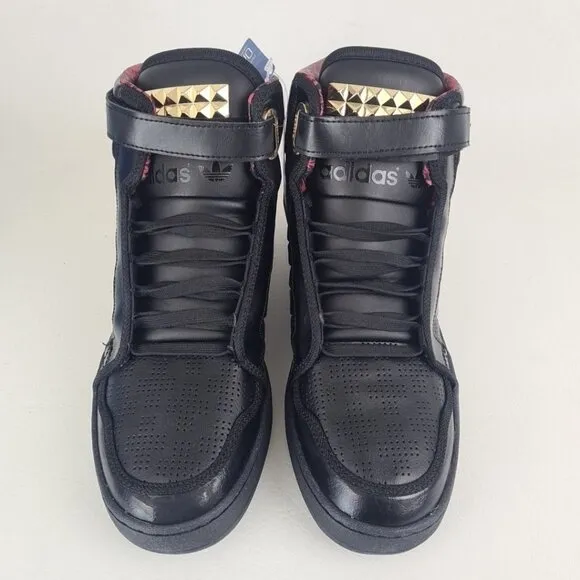 Adidas Originals Adi-Rise AR 3.0 Black Gold Mens Retro Sneakers Mens