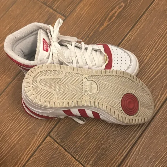 ADIDAS ORIGINALS TOP TEN RB HIGH TOP SHOES WHITE RED FV4925 MENS SIZE 6
