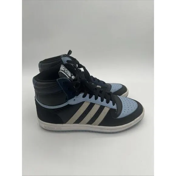 Adidas Originals Top Ten RB Men's US Size 7.5 Blue Black Basketball High Tops