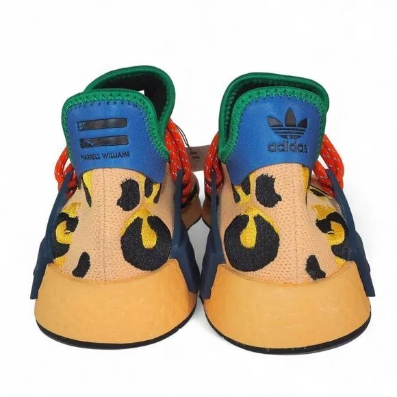 Adidas Pharrell x NMD Human Race 'Animal Print - Pulse Amber' HP3221 Men's 11.5